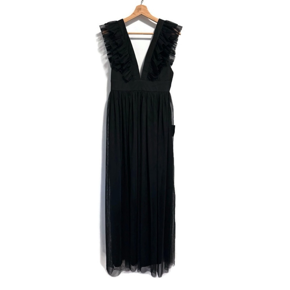 Simply Delighted Mesh Formal Dress
